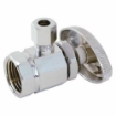 Picture of Eastman 1/2 in. Nom Sweat Inlet x 3/8 in. O.D. Comp x 3/8 in. O.D. Comp Dual Outlet Multi-Turn Valve 