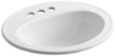 Picture of Kohler Pennington Self-Rimming Bathroom Sink - White