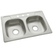 Picture of Middleton® 33" top-mount double-bowl kitchen sink - Stainless Steel  