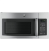 Picture of GE Appliances 1.6 Cu. Ft. Over-the-Range Microwave Oven - Stainless Steel Black