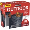 Picture of Kirkland Signature 50-Gallon Outdoor Trash Bag, Black, 70-count