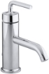 Picture of KOHLER Single-handle bathroom faucet with straight lever handle - Polished Chrome