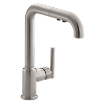 Picture of KOHLER Pull-out kitchen faucet with three-function sprayhead  - Vibrant Stainless