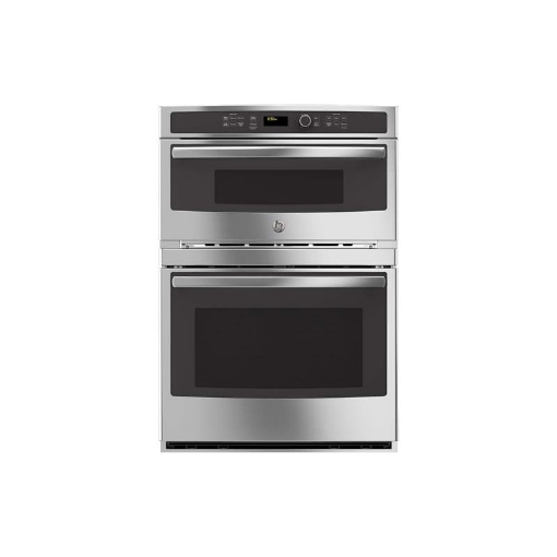 Picture of GE Appliances 1.7 Cu. Ft. Upper / 5.0 Cu. Ft. Lower Combination Double Wall Oven - Stainless Steel Black