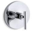 Picture of Kohler Purist Thermostatic Valve Trim Only with Single Lever Handle - Polished Chrome