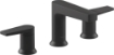 Picture of KOHLER Bathroom Faucet with Pop-up Drain - Matte Black