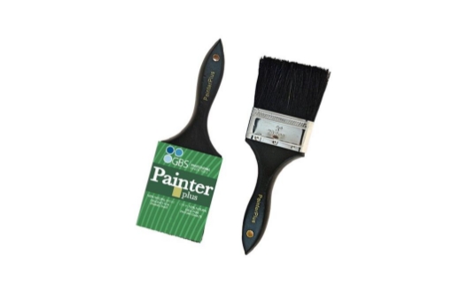 Picture of Painter Plus GBS Natural Bristle 4" Trim Enamel Paint Brush