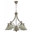 Picture of 5-Light Hanging Lamp Chandelier - Satin Nickel Sconce