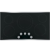 Picture of GE® 36" Built-In Knob Control Electric Cooktop - Stainless Steel Appearance 