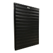 Picture of Oran Deluxe Aluminum Louvre Window - 30" x 47" - Black