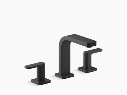 Picture of KOHLER Parallel® Widespread bathroom sink faucet - Matte Black