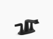 Picture of KOHLER Tempered® Centerset bathroom sink faucet - Matte Black 