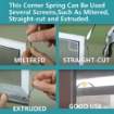 Picture of Window Screen Tension Spring Corner Clips