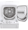 Picture of GE Appliances Unitized Spacemaker 2.3 cu. ft. Washer/ 4.4 cu. ft. Gas Dryer - White