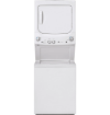 Picture of GE Appliances Unitized Spacemaker 3.8 cu. ft. Washer/ 5.9 cu. ft. Gas Dryer - White