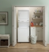 Picture of GE Appliances Unitized Spacemaker 3.8 cu. ft. Washer/ 5.9 cu. ft. Gas Dryer - White