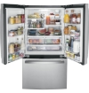 Picture of GE Appliances 27.0 Cu. Ft French Door Bottom-Freezer Refrigerator - Fingerprint Resistant Stainless