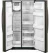 Picture of GE Appliances 25.3 Cu. Ft. Side-By-Side Refrigerator - Fingerprint Resistant Slate 