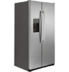 Picture of GE Appliances 21.9 Cu. Ft. Counter-Depth Side-By-Side Refrigerator - Stainless Steel 