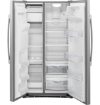 Picture of GE Appliances 21.9 Cu. Ft. Counter-Depth Side-By-Side Refrigerator - Stainless Steel 