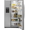 Picture of GE Appliances 21.9 Cu. Ft. Counter-Depth Side-By-Side Refrigerator - Stainless Steel 