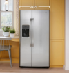 Picture of GE Appliances 23.0 Cu. Ft. Side-By-Side Refrigerator - Fingerprint Resistant Stainless