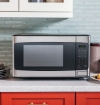 Picture of GE Appliances 1.1 Cubic Feet Countertop Microwave Oven- Stainless Steel