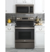 Picture of GE Appliances 1.6 Cu. Ft Over-the-Range Microwave Oven - Fingerprint Resistant Slate