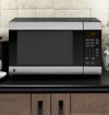 Picture of GE Appliances 0.7 Cu. Ft. Countertop Microwave Oven - Stainless Steel Black 