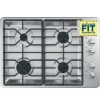 Picture of GE 30" Built-in Gas Cooktop- Stainless Steel 