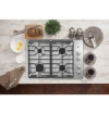 Picture of GE 30" Built-in Gas Cooktop- Stainless Steel 