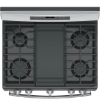 Picture of GE 30" Gas Range with Non-stick Griddle - Stainless Steel 