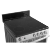 Picture of GE® 24" Free-Standing/Slide-in Front Control Range with Steam Clean - Stainless Steel on Black 