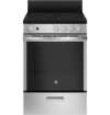 Picture of GE® 24" Free-Standing/Slide-in Front Control Range with Steam Clean - Stainless Steel on Black 