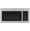 Picture of GE Appliances 1.6 Cu. Ft. Over-the-Range Microwave Oven - Stainless Steel Black