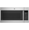 Picture of GE Appliances 2.1 Cu. Ft. Over-the-Range Sensor Microwave Oven - Stainless Steel Black