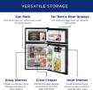 Picture of GE Appliances 3.1 Cu. Ft. Double-Door Compact Refrigerator - Black