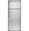 Picture of GE Appliances 17.5 Cu. Ft. Top-Freezer Refrigerator - Stainless Steel