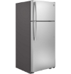 Picture of GE Appliances 17.5 Cu. Ft. Top-Freezer Refrigerator - Stainless Steel