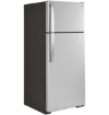 Picture of GE® 17.5 Cu. Ft. Top-Freezer Refrigerator - Fingerprint Resistant Stainless 