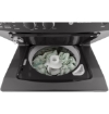 Picture of GE Appliances Unitized Spacemaker 3.8 cu. ft. Washer/ 5.9 cu. ft. Gas Dryer - Black