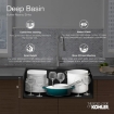 Picture of KOHLER Kitchen Sink:  Single-Bowl, Neoroc, Top-Mount/Undermount - Matte Black