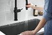 Picture of KOHLER Pull-down kitchen faucet with three-function sprayhead - Matte Black