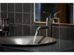 Picture of KOHLER Single-handle bathroom faucet with straight lever handle - Polished Chrome