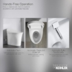 Picture of KOHLER Intelligent Compact Elongated 1.28 GPF Chair Height Toilet