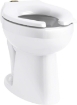 Picture of KOHLER Highcliff™ Ultra Floor-mount top spud flushometer bowl - White