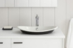 Picture of KOHLER Iron Plains Wading Pool Oval Bathroom Sink with White Painted Underside - White