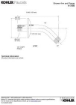 Picture of KOHLER Shower Arm and Flange 5-3/8" Long - Matte Black