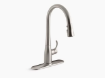 Picture of KOHLER Simplice®Pull-down kitchen sink faucet with three-function sprayhead - Vibrant Stainless