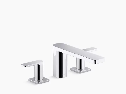 Picture of KOHLER Parallel Two-handle deck-mount bath faucet - Polished Chrome